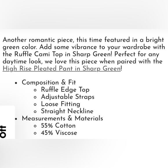 NWT New WeWoreWhat Ruffle Cami Top Size XL - Picture 4 of 11